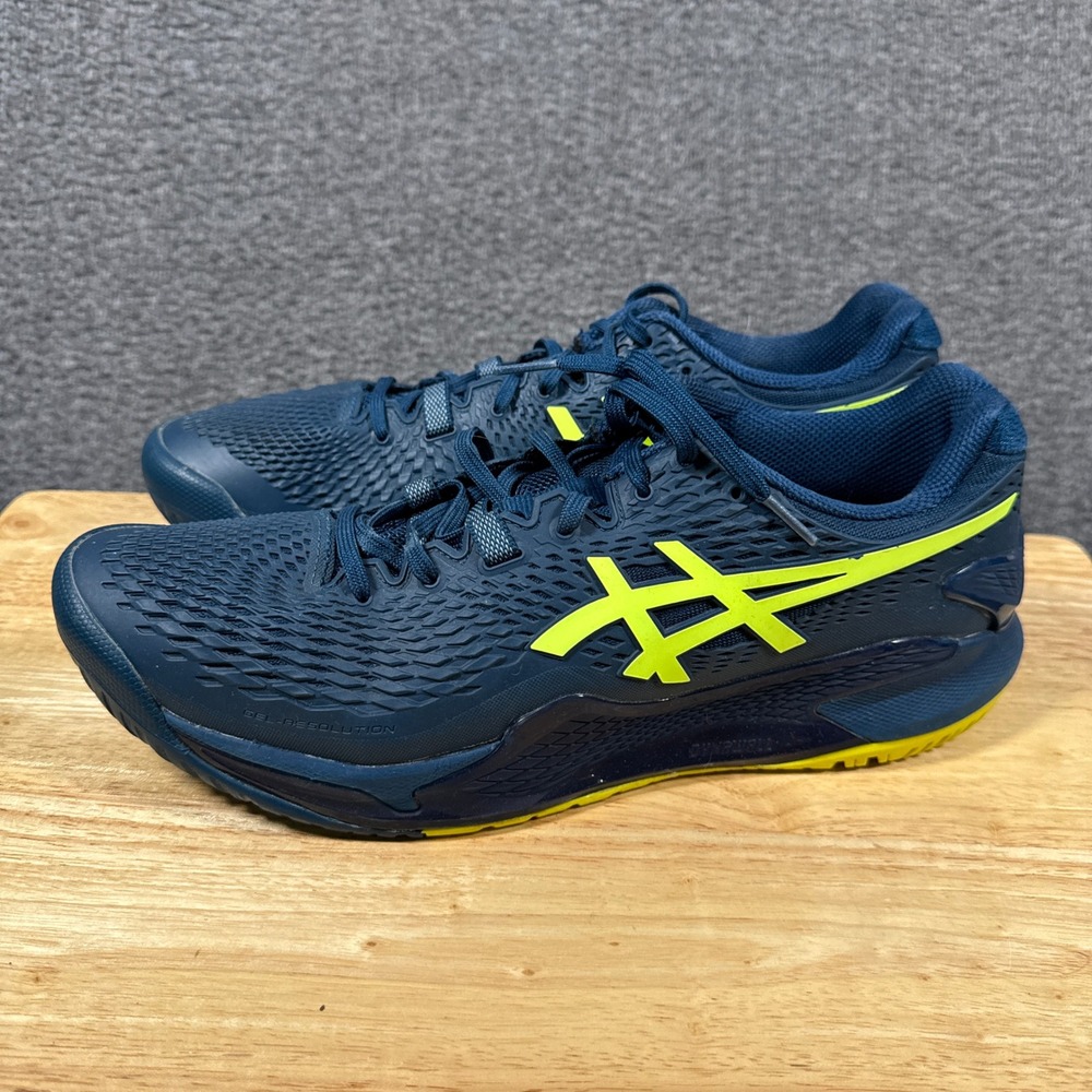Asics Gel Resolution 8 Tennis Shoes Mens 11.5 Blue Pickleball Court